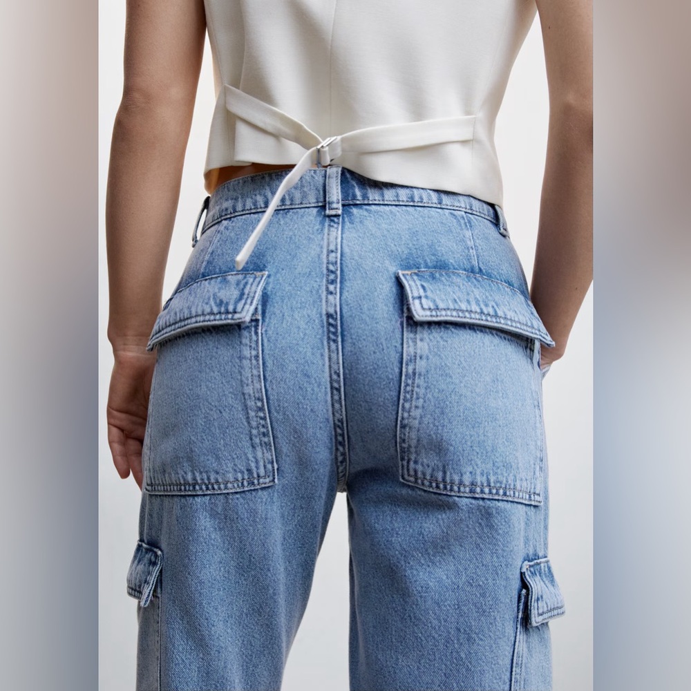 Mango Cargo Jeans - Picture 2 of 6